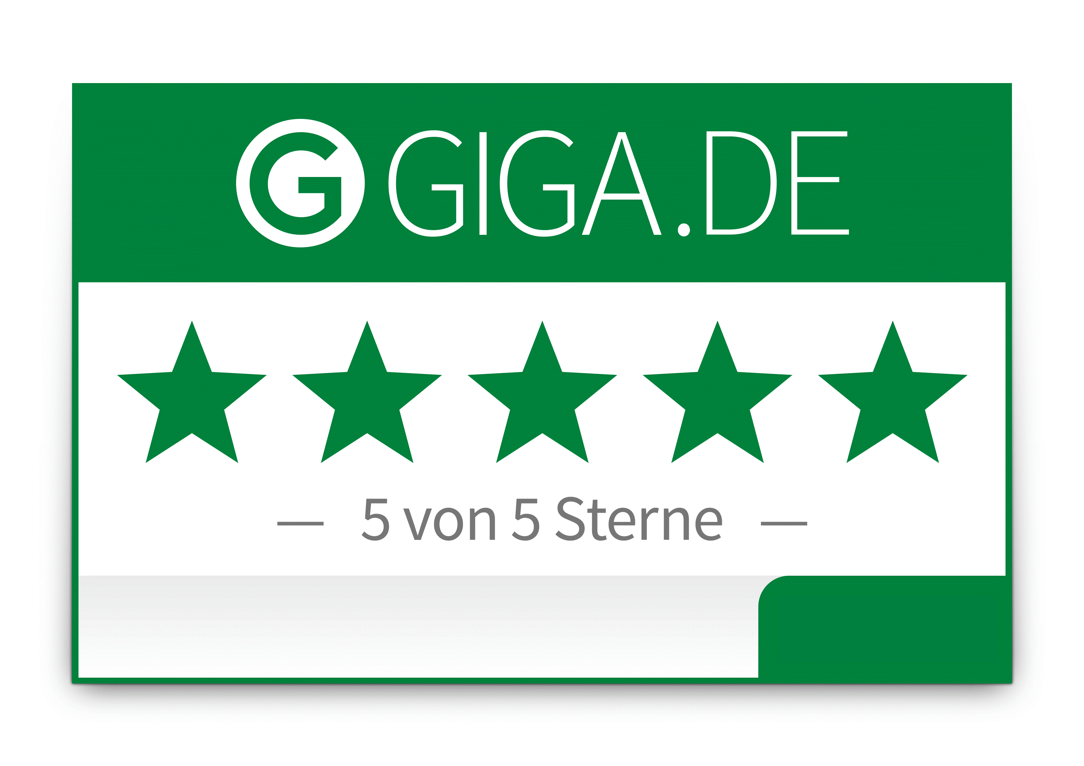GIGA: Fünf Sterne
